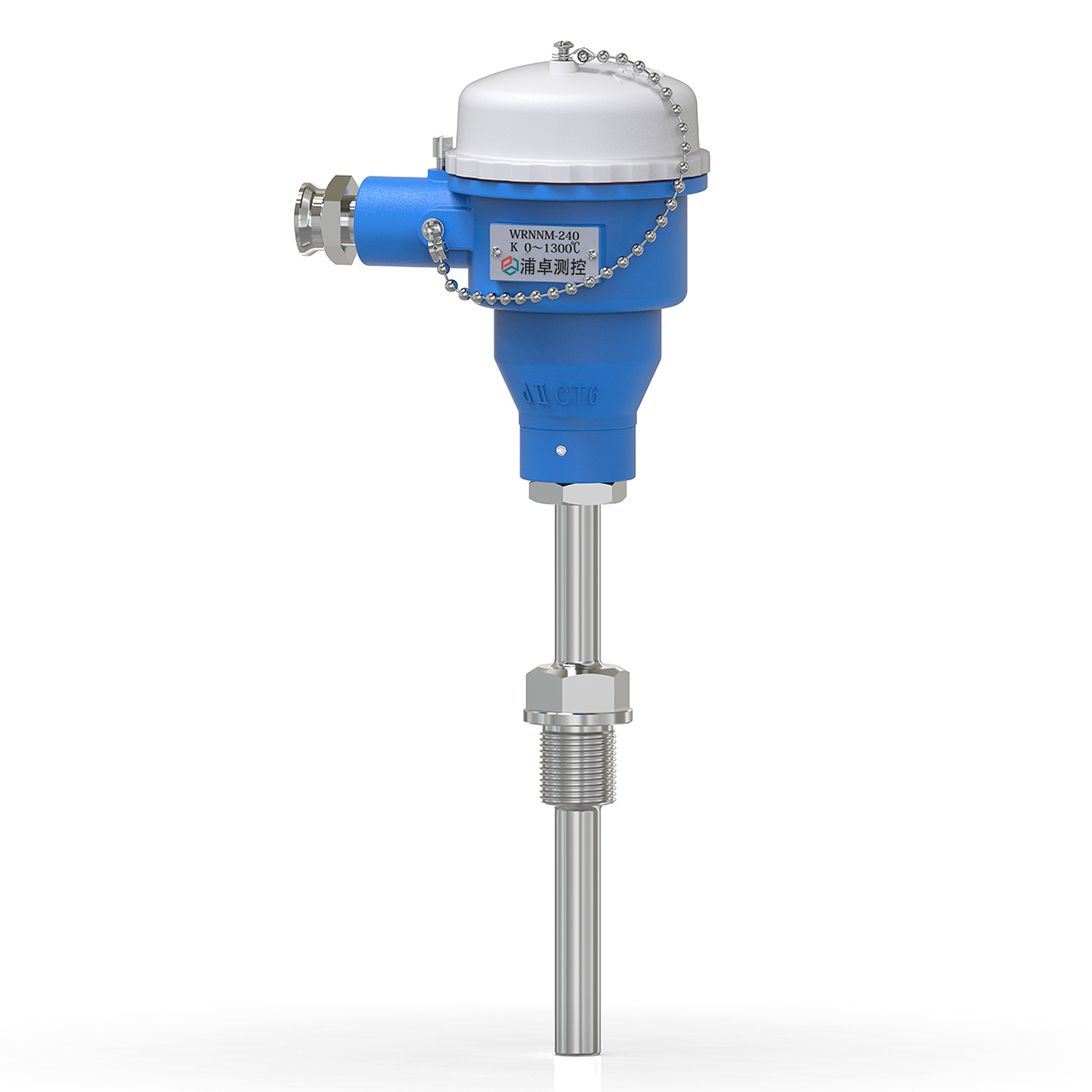 Transmisor de temperatura de termopar anti-explosión y resistente al desgaste